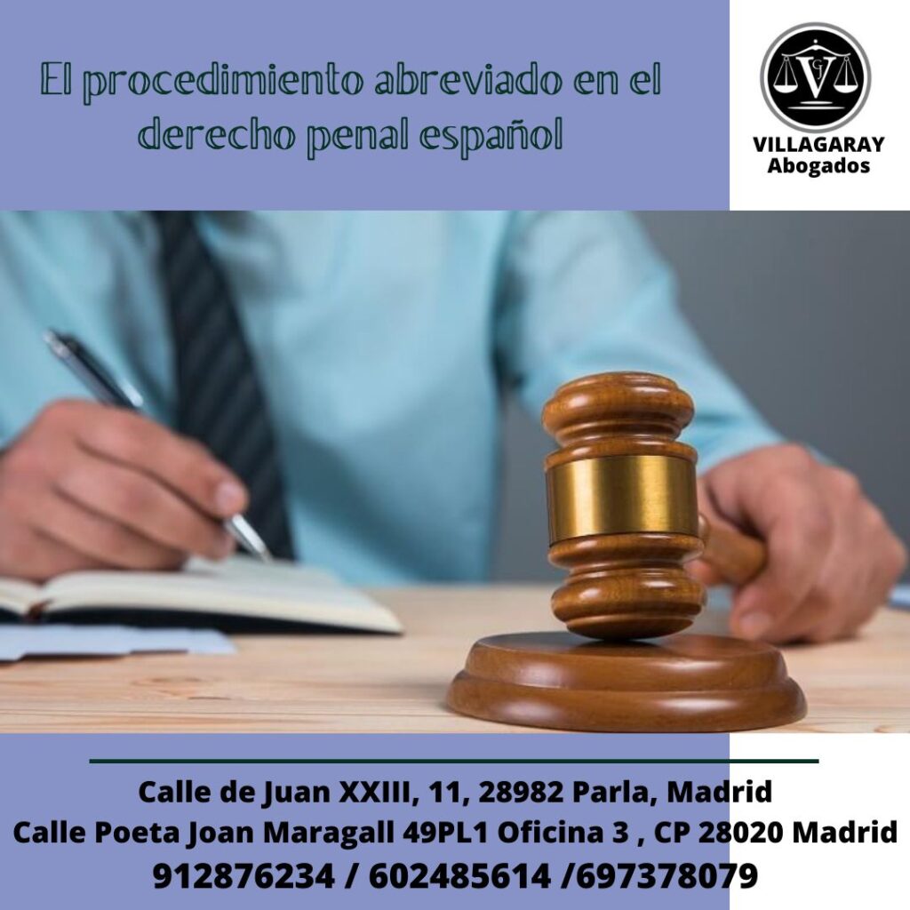 El procedimiento abreviado en el derecho penal español